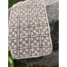 Lace cotton table runner, 35x140cm