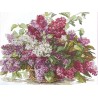 Siuvinėjimo kryželiu rinkinys "Alyvos", 18CT, kryželiai: 223x180