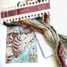 Cross stitch kit "Sleeping Cat in a Tree", 30x130 stitches