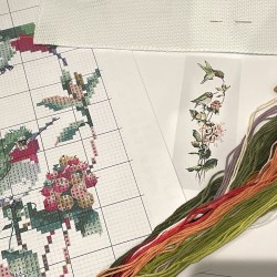 Cross stitch kit "Collibries", 50x200 stitches, 25 colours