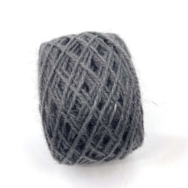 100% sheep's wool (rough), anthracite, 100gr