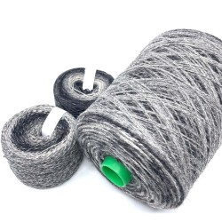Grey black shades varigated colour 100% wool yarns, 100gr