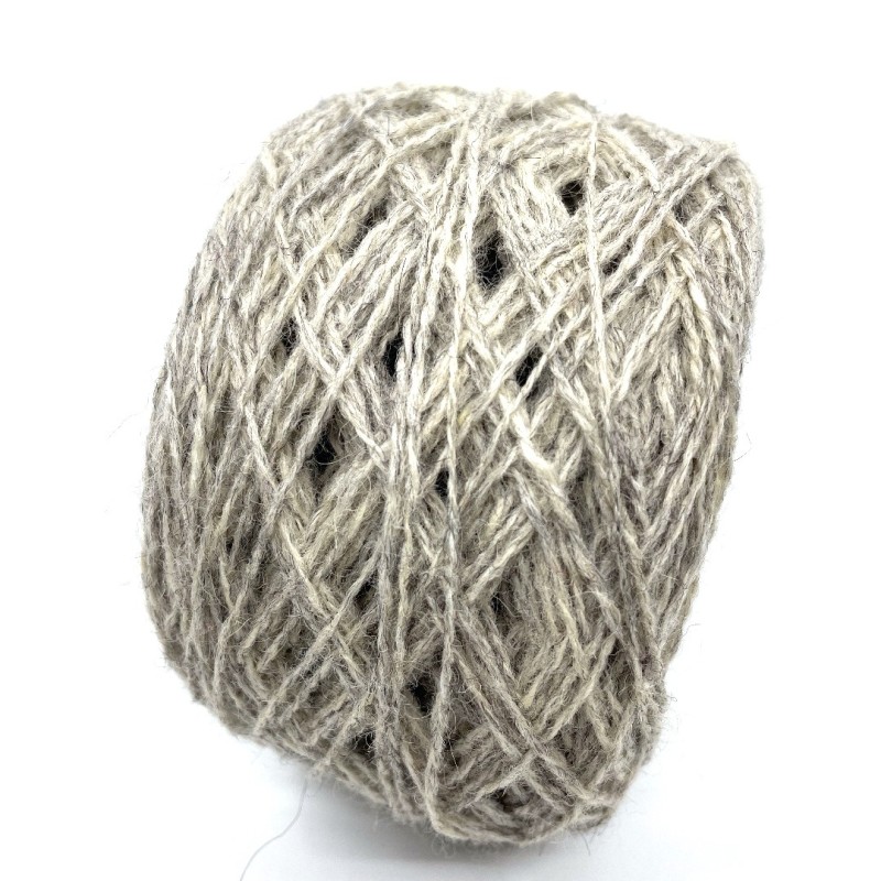 100% vilna, smėlio/pilka melanžinė, 100gr