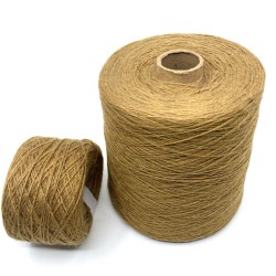 Wool/acrylic yarns, hazelnut brown, 100gr