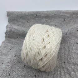 Wool/acrylic yarns, white, 100gr