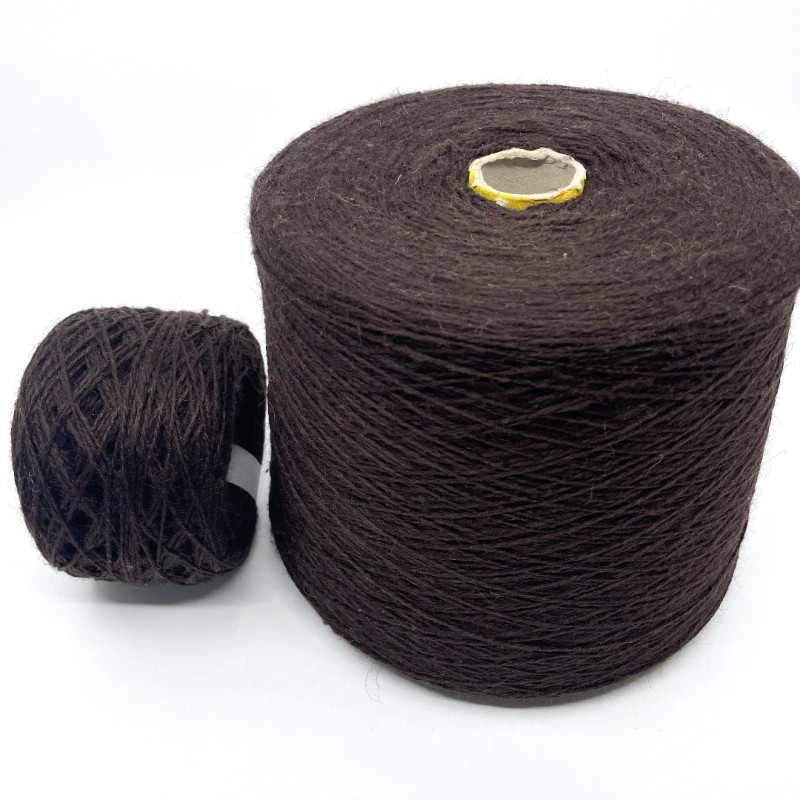 Pusvilnė, tamsiai ruda, 100gr