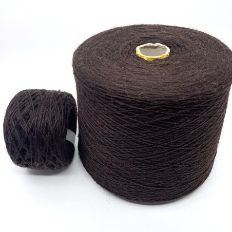 Pusvilnė, tamsiai ruda, 100gr