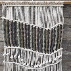 Macrame sienos dekoracija