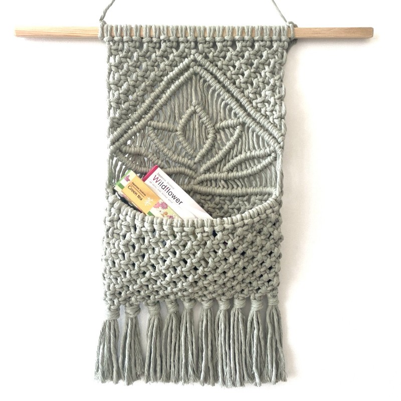 Macrame kišenė "Lotuso žiedas"