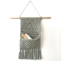 Macrame kišenė "Lotuso žiedas"
