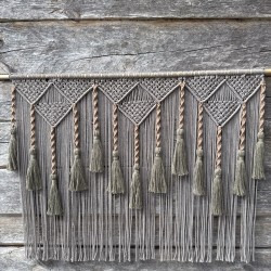 Macrame sienos dekoracija