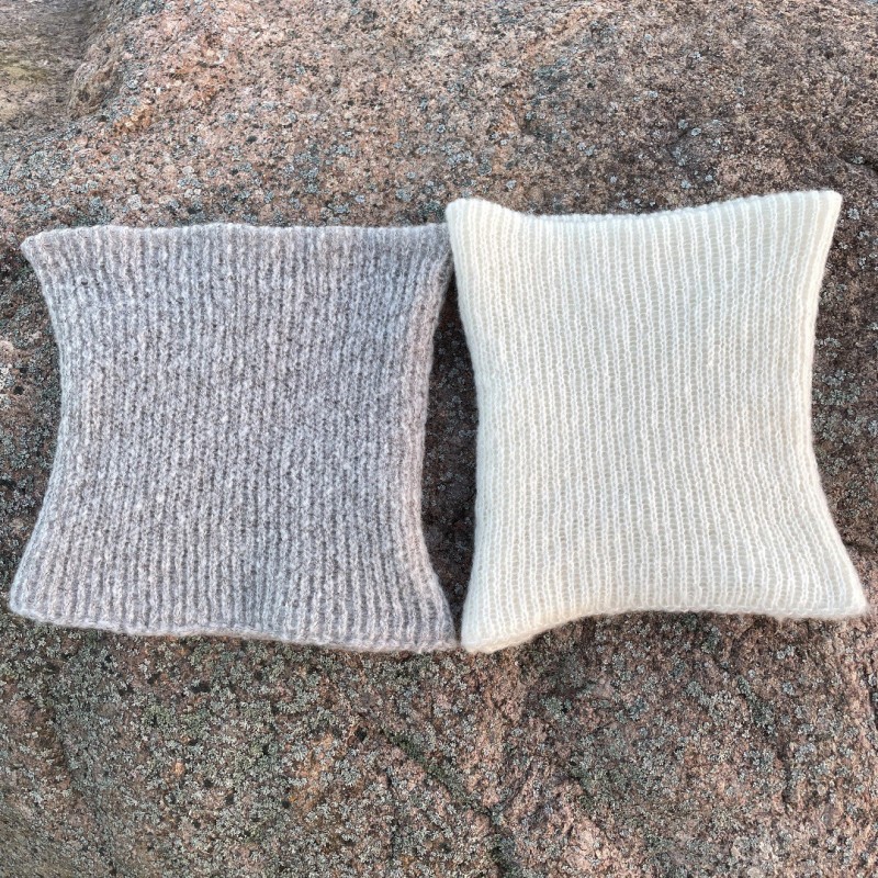 Brushed cashmere round scarf