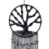 Macrame Gyvybės medis, juodas, 36cm