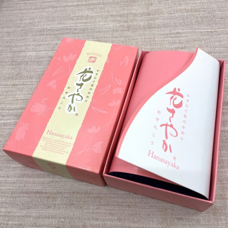 Hanasayaka Japanese incenses (aroma of flowers), Baieido