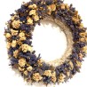 Dried Lavender/Roses/Linen wreath